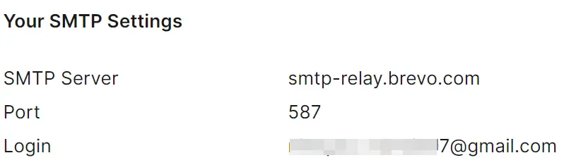 Brevo SMTP & API Key